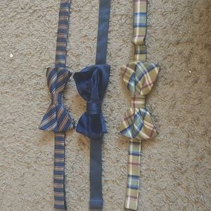Lot of 3 (Three) Rooster Adjustable Bow Ties